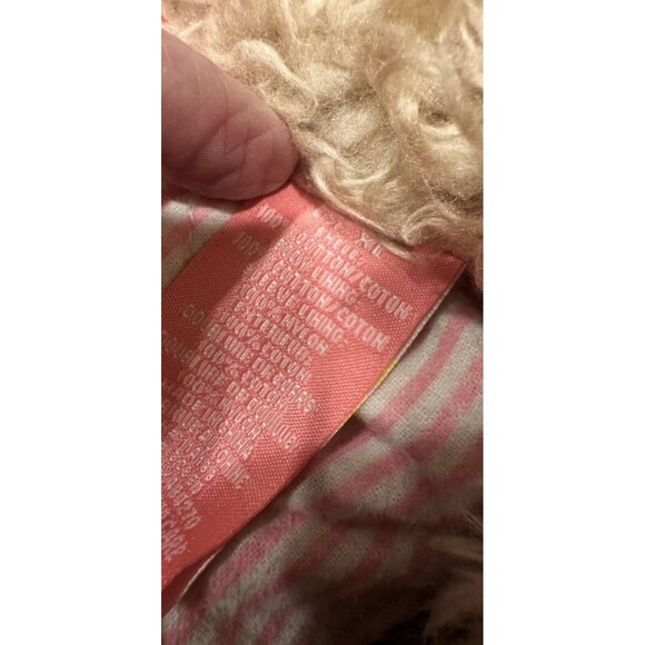 Vintage Roxy Cordoroy  Jacket Girls Large Sherpa Pea Coat Y2K clean good cond XL - Picture 7 of 11